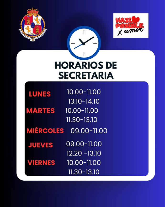 Secretaría del colegio